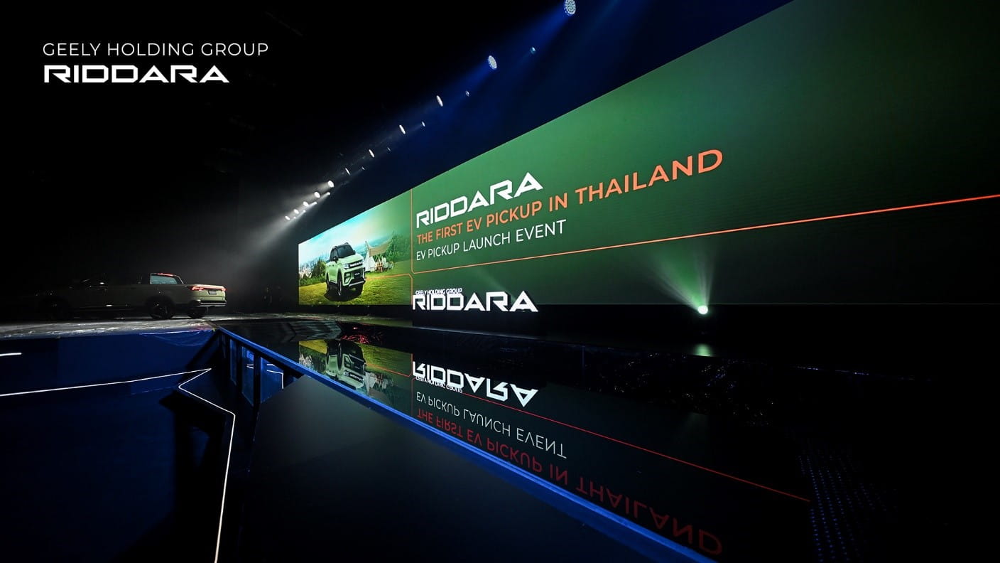 RIDDARA RD6 : THE FIRST EV PICKUP IN THAILAND 